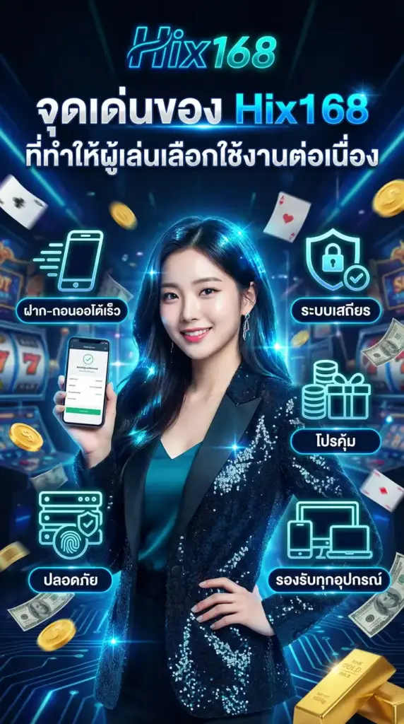จุดเด่นของ ฮิค168 ที่ทำให้ผู้เล่นเลือกใช้งานต่อเนื่อง